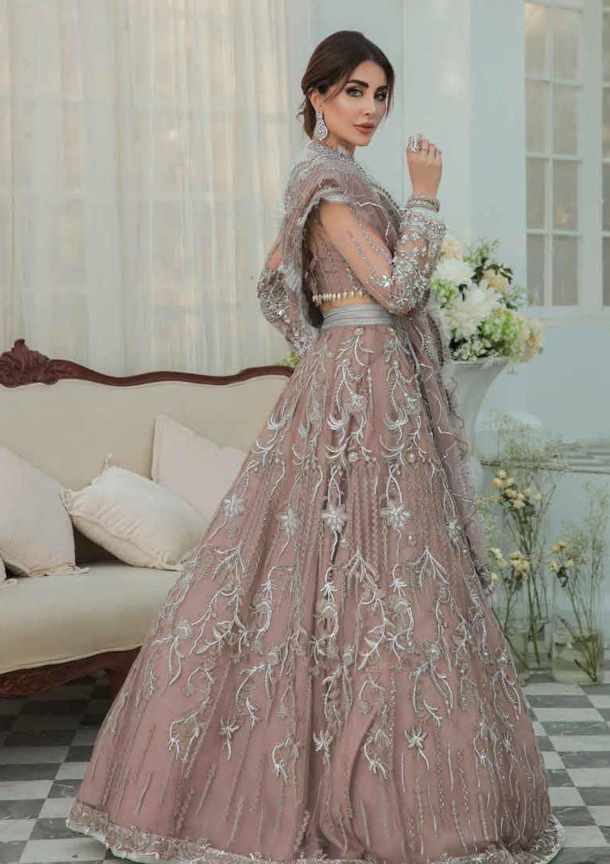 Formal Dress - Inayat -  Luxury Wedding - Elil - D#6 available at Saleem Fabrics Traditions