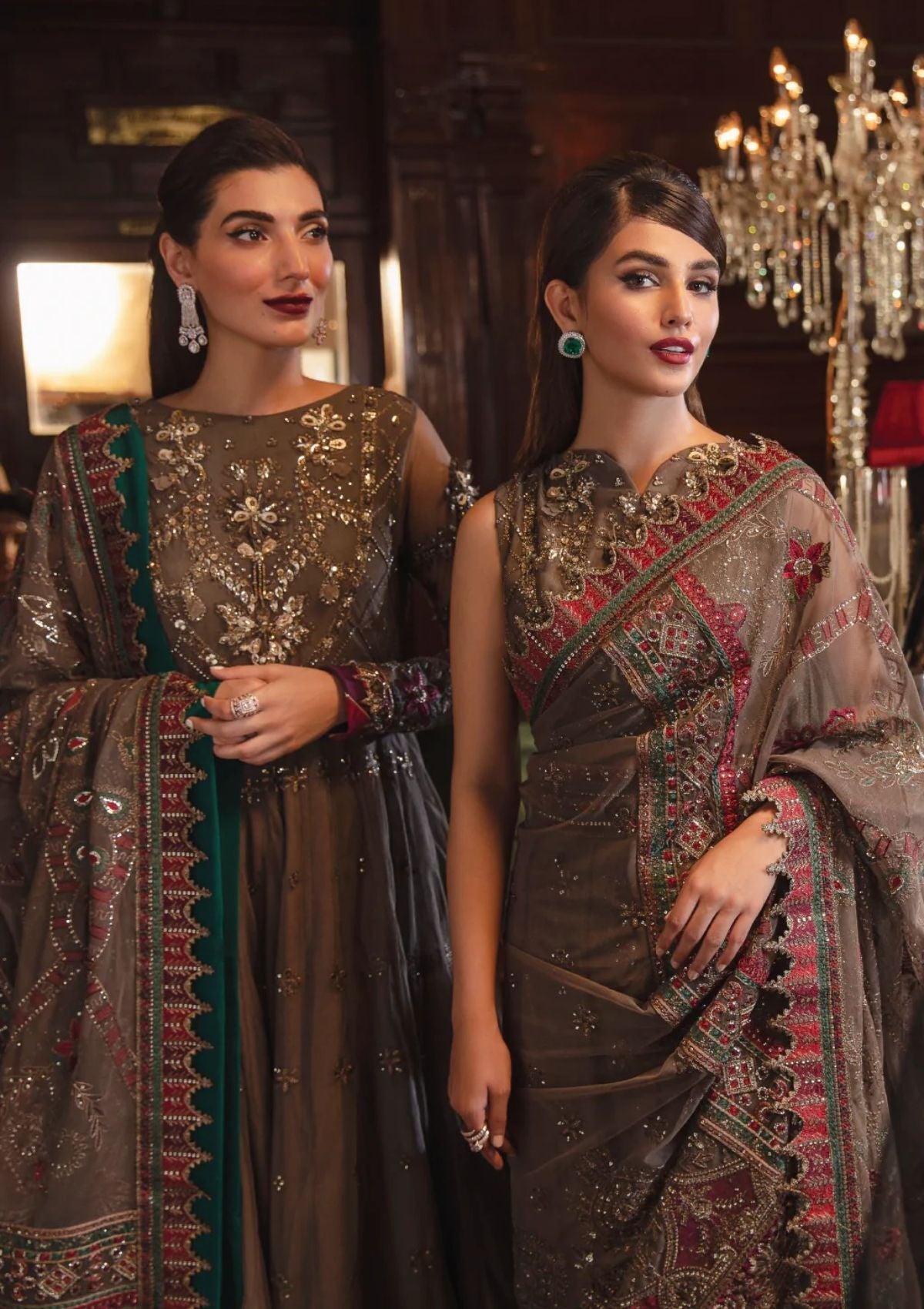 Formal Dress - Iznik - La Royale - Sabaism - IRC#5 available at Saleem Fabrics Traditions