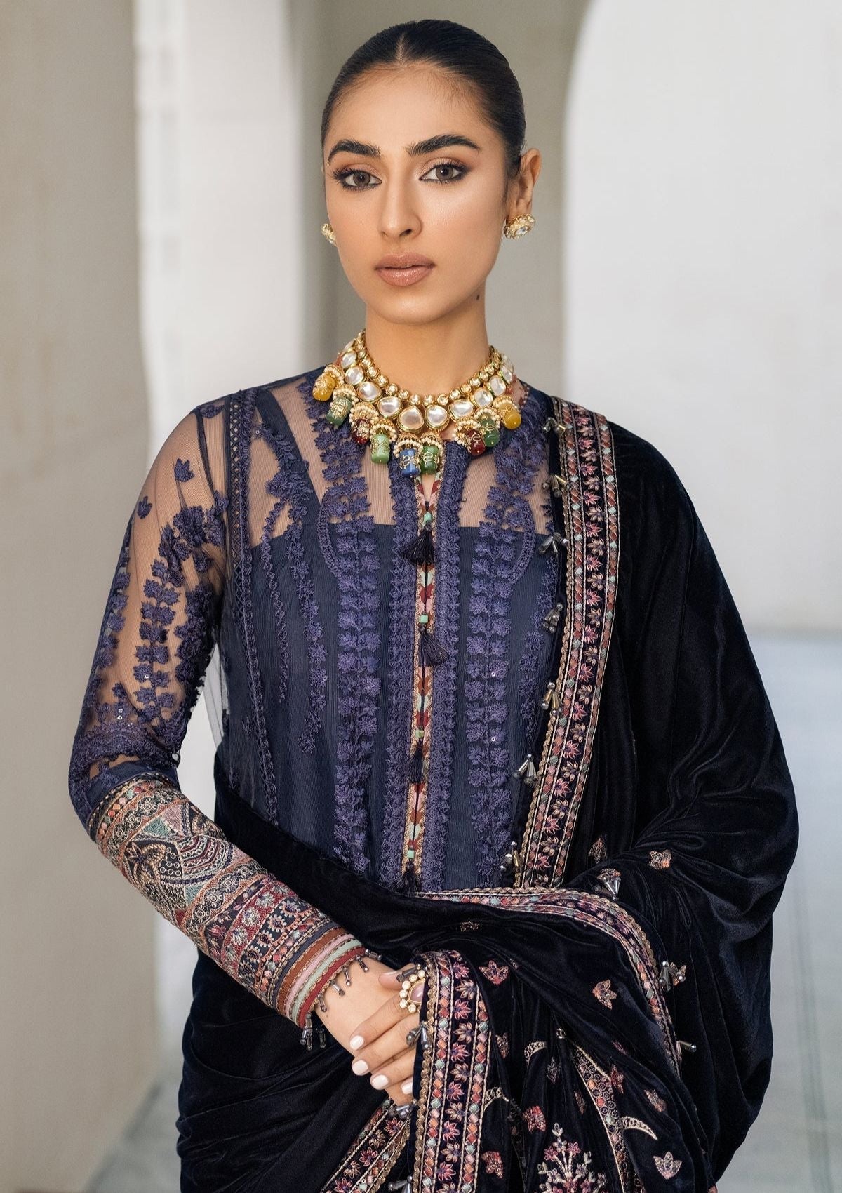 Formal Dress - Jazmin - Splendour - Festive - D#07 (Almira) available at Saleem Fabrics Traditions