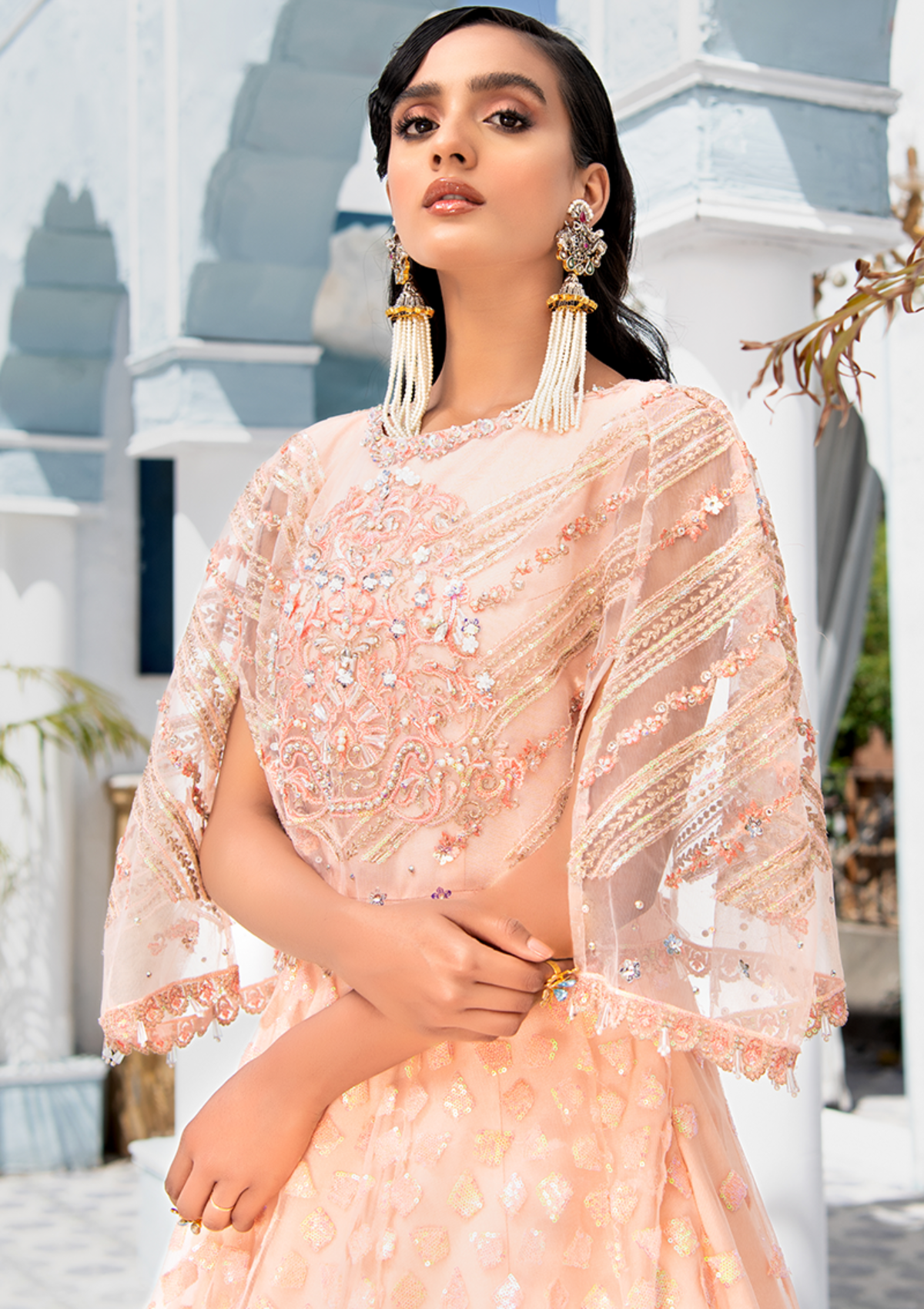 Formal Dress - Maria Osama Khan - Festive - ART# Coraline available at Saleem Fabrics Traditions