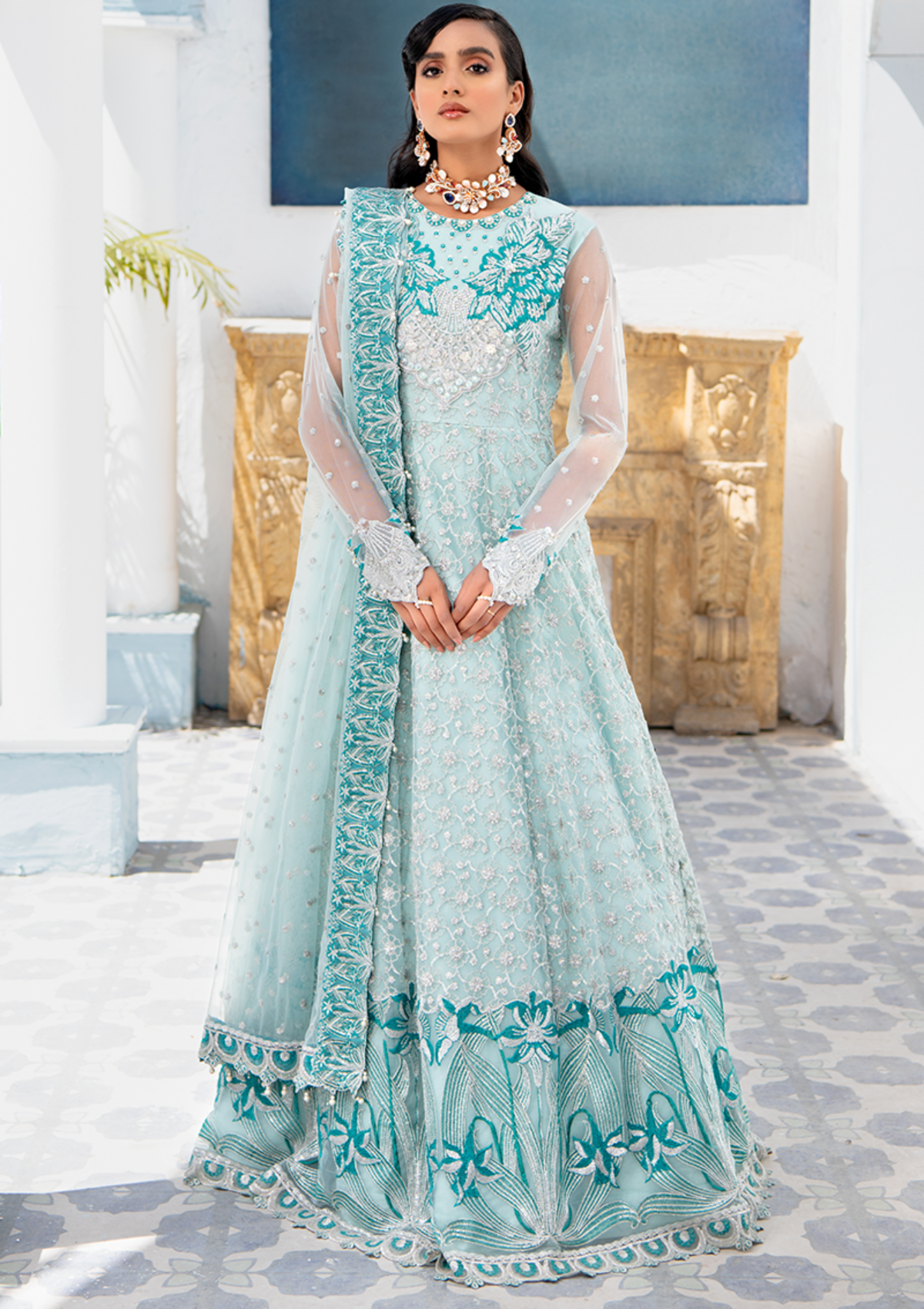 Formal Dress - Maria Osama Khan - Festive - ART# Elise available at Saleem Fabrics Traditions