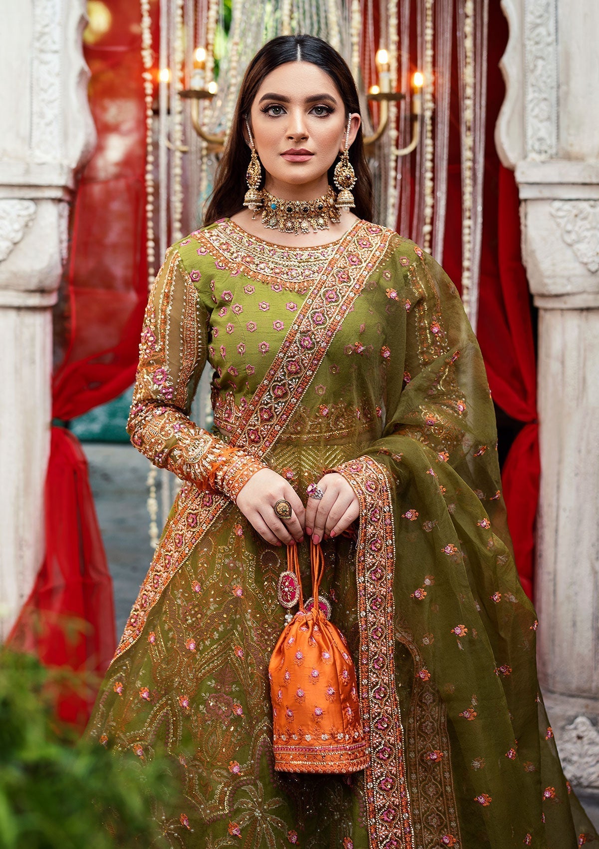 Formal Dress - Maria Osama Khan - Qubool Hai - HUSNA available at Saleem Fabrics Traditions
