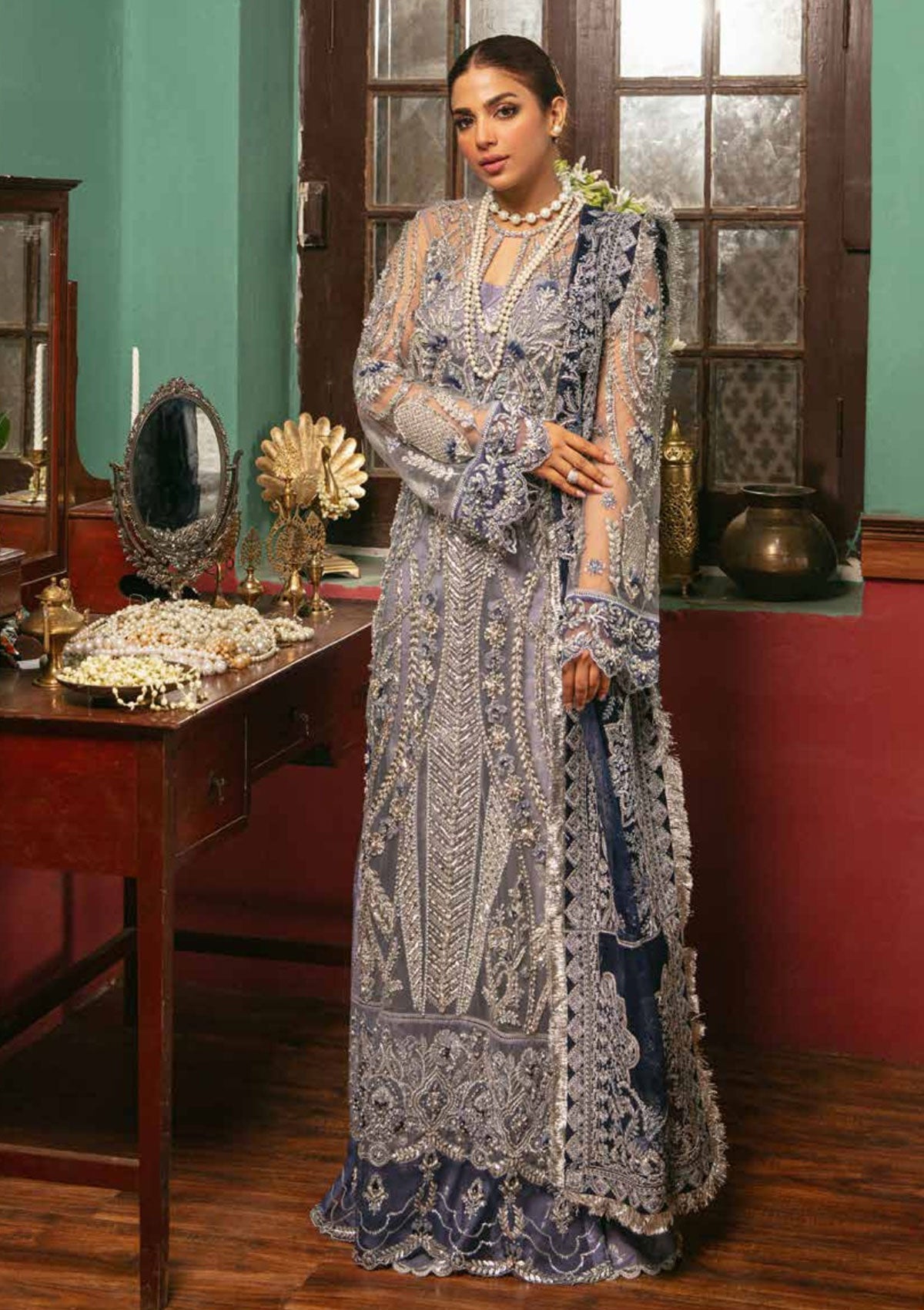 Formal Dress - Maryam Hussain - Gulab - Wedding - Chandni available at Saleem Fabrics Traditions