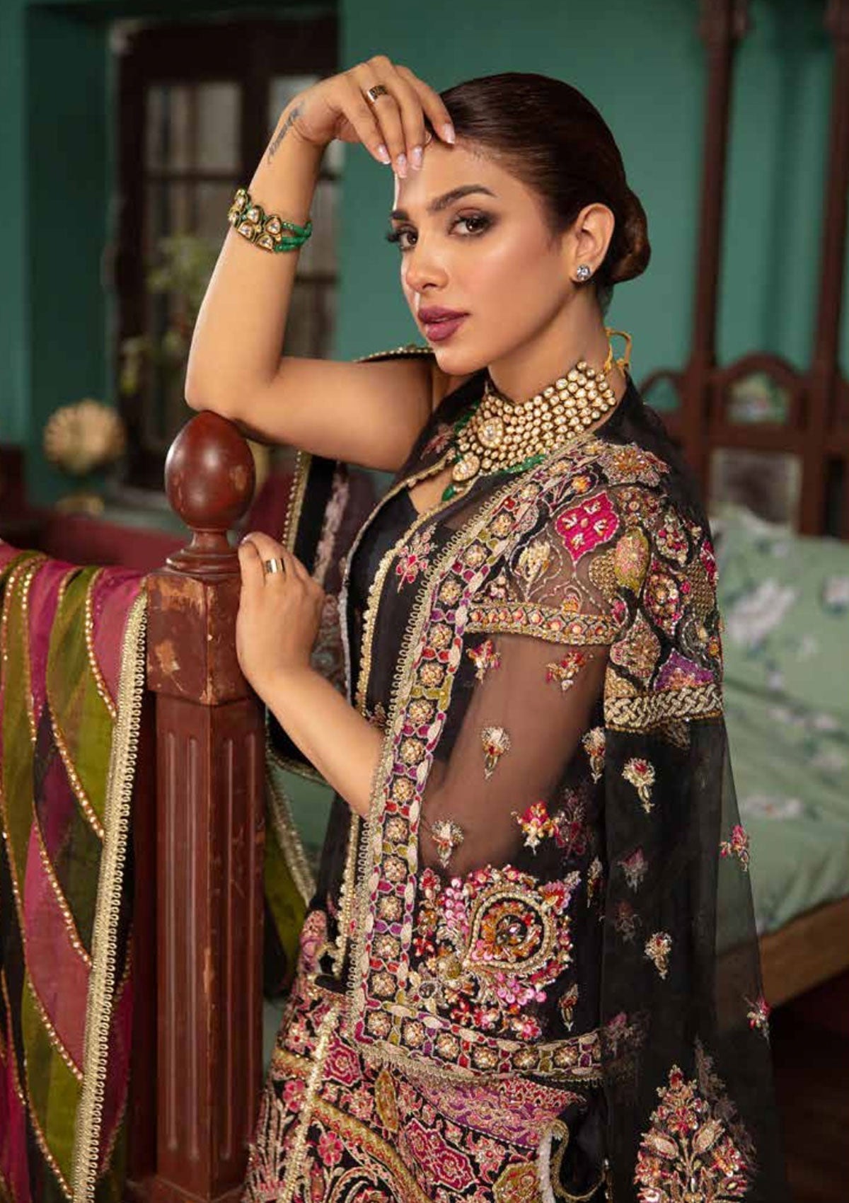 Formal Dress - Maryam Hussain - Gulab - Wedding - Meeras available at Saleem Fabrics Traditions