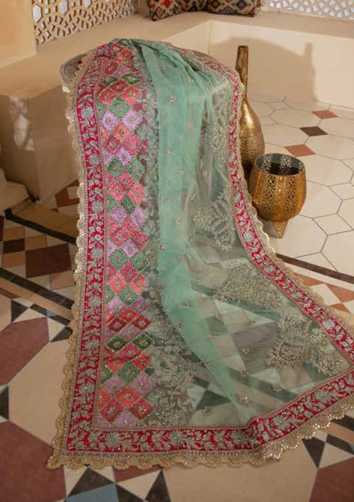 Formal Dress - Maryam Hussain - Marwa - Festive - MEHR available at Saleem Fabrics Traditions
