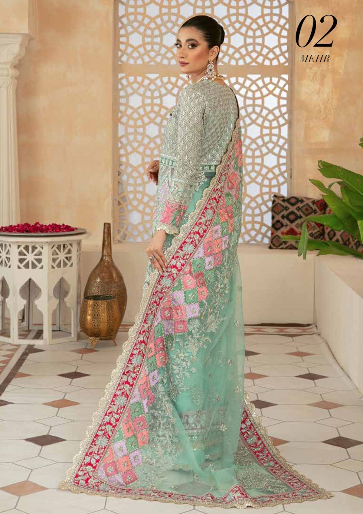 Formal Dress - Maryam Hussain - Marwa - Festive - MEHR available at Saleem Fabrics Traditions