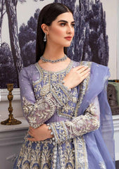 Formal Dress - Maryum N Maria - Floraison - MNM#33 (Lavender lusture) available at Saleem Fabrics Traditions
