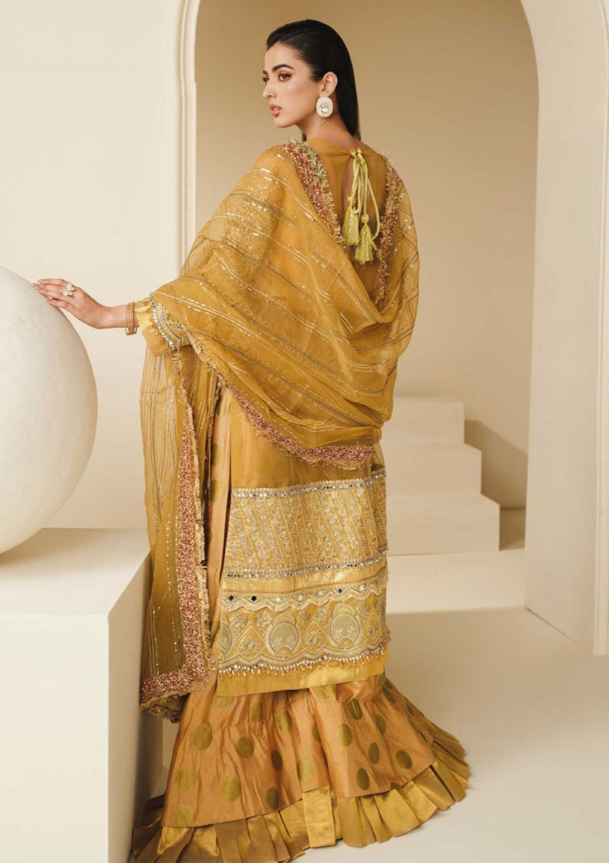 Formal Dress - Maryum and Maria - Khwaab - Luxury - MFD#87 available at Saleem Fabrics Traditions