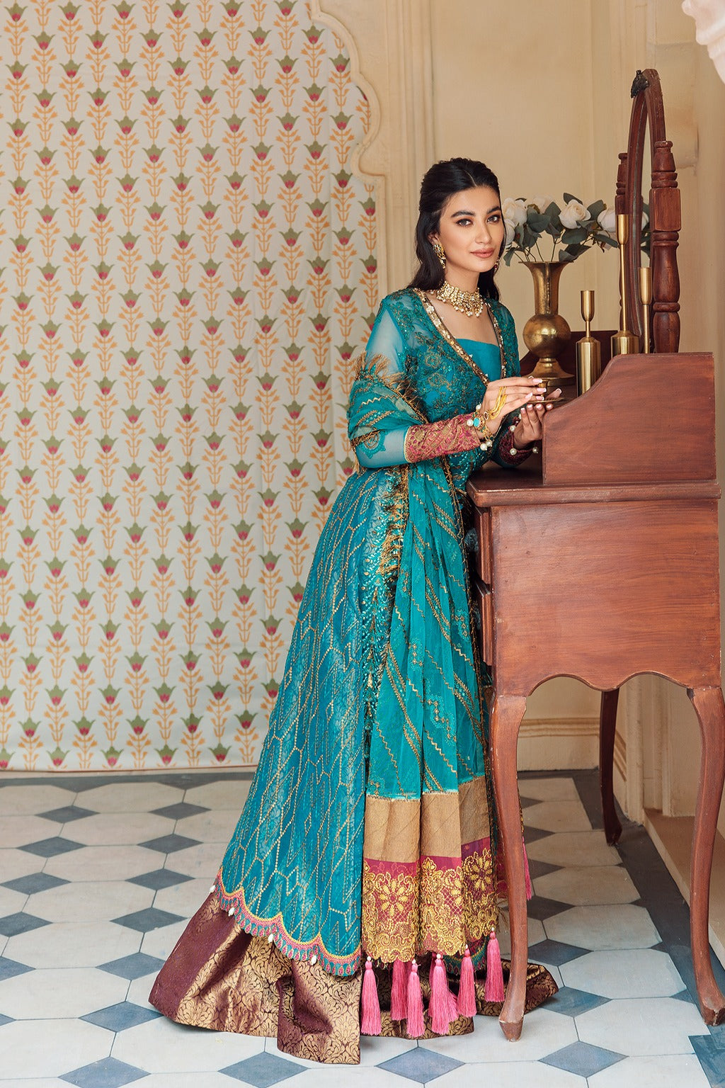 Formal Dress - Mirha - Anchal - Festive - KHUWABEEDA available at Saleem Fabrics Traditions