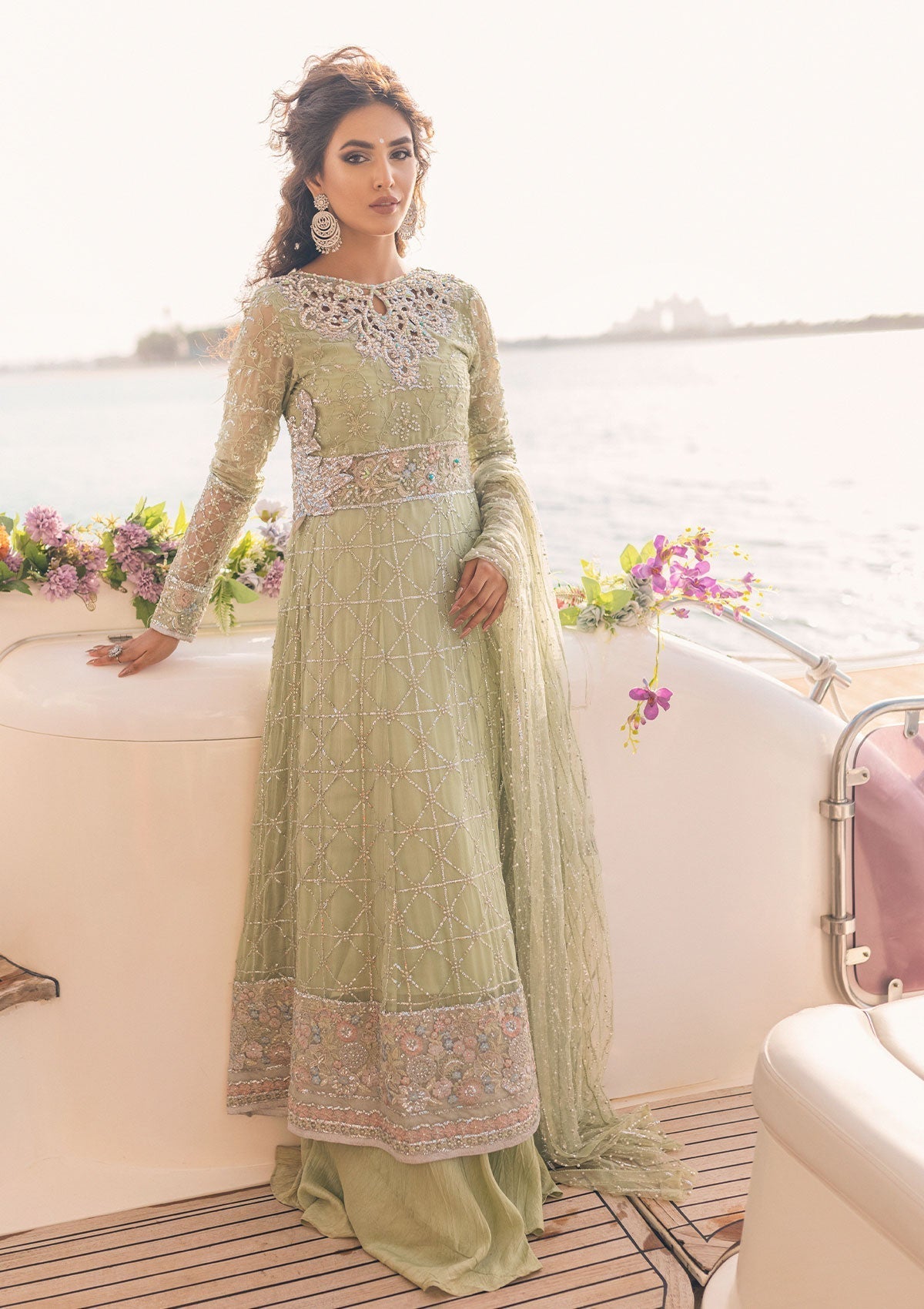 Formal Dress - Mushq - Monsoon Wedding - MSQ#3 available at Saleem Fabrics Traditions