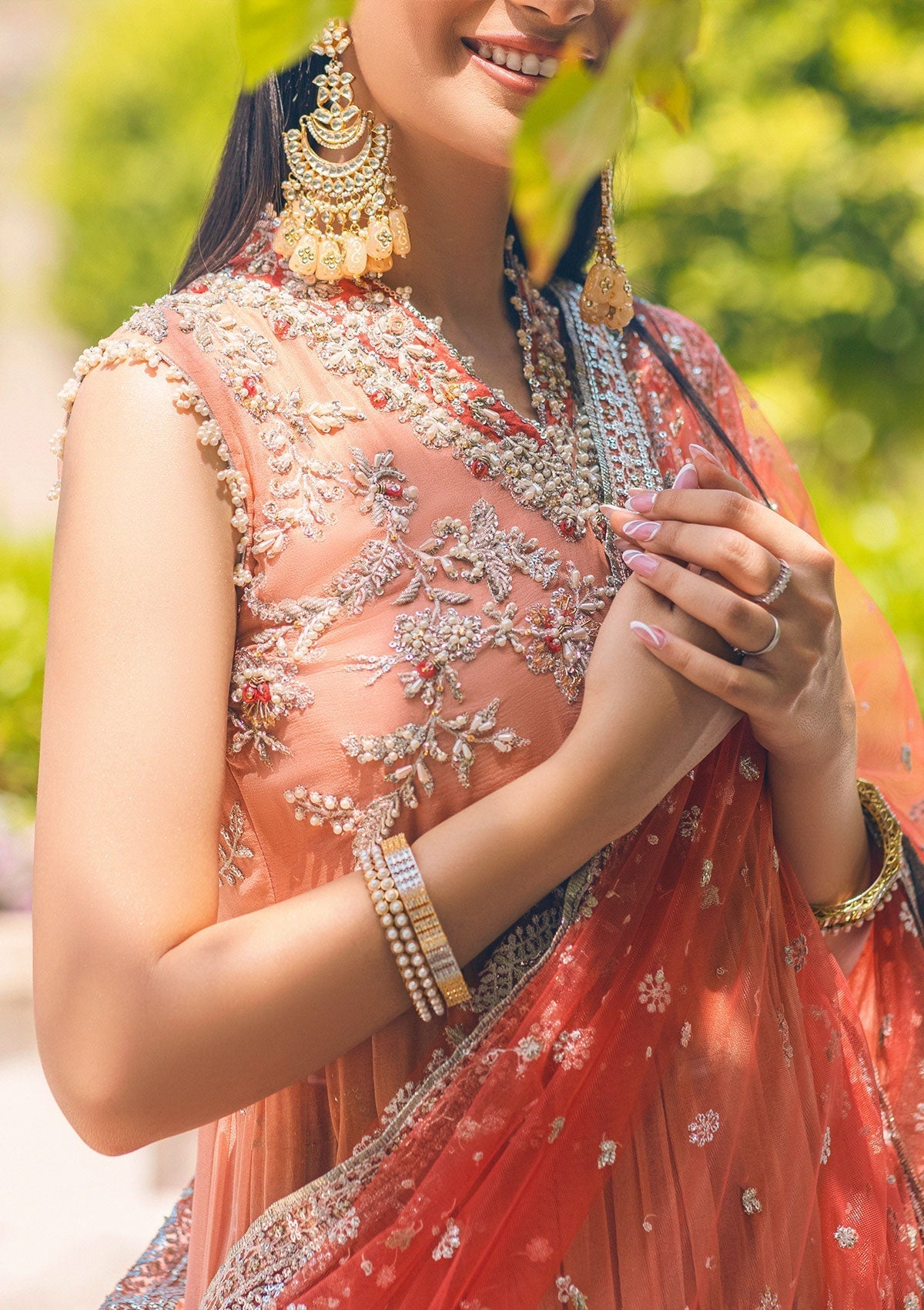 Formal Dress - Mushq - Monsoon Wedding - MSQ#5 available at Saleem Fabrics Traditions