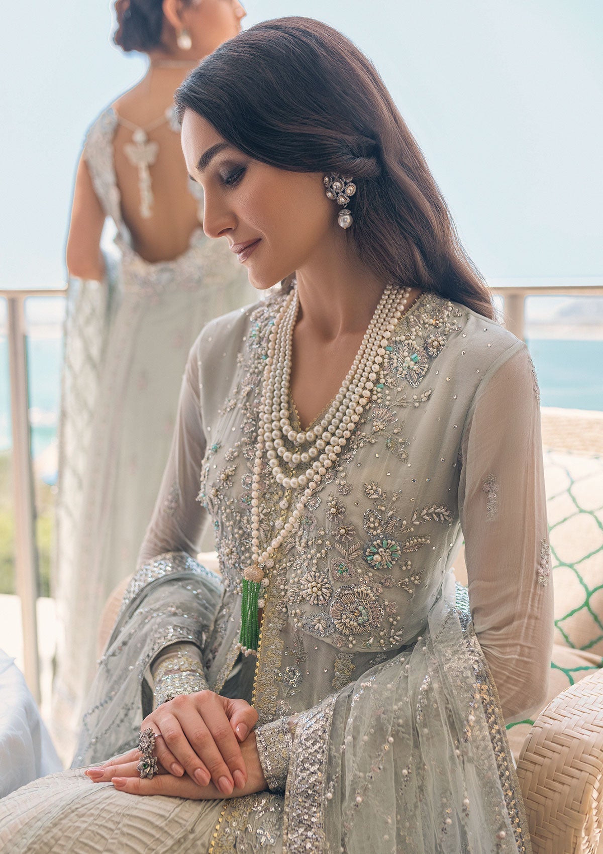 Formal Dress - Mushq - Monsoon Wedding - MSQ#6 available at Saleem Fabrics Traditions