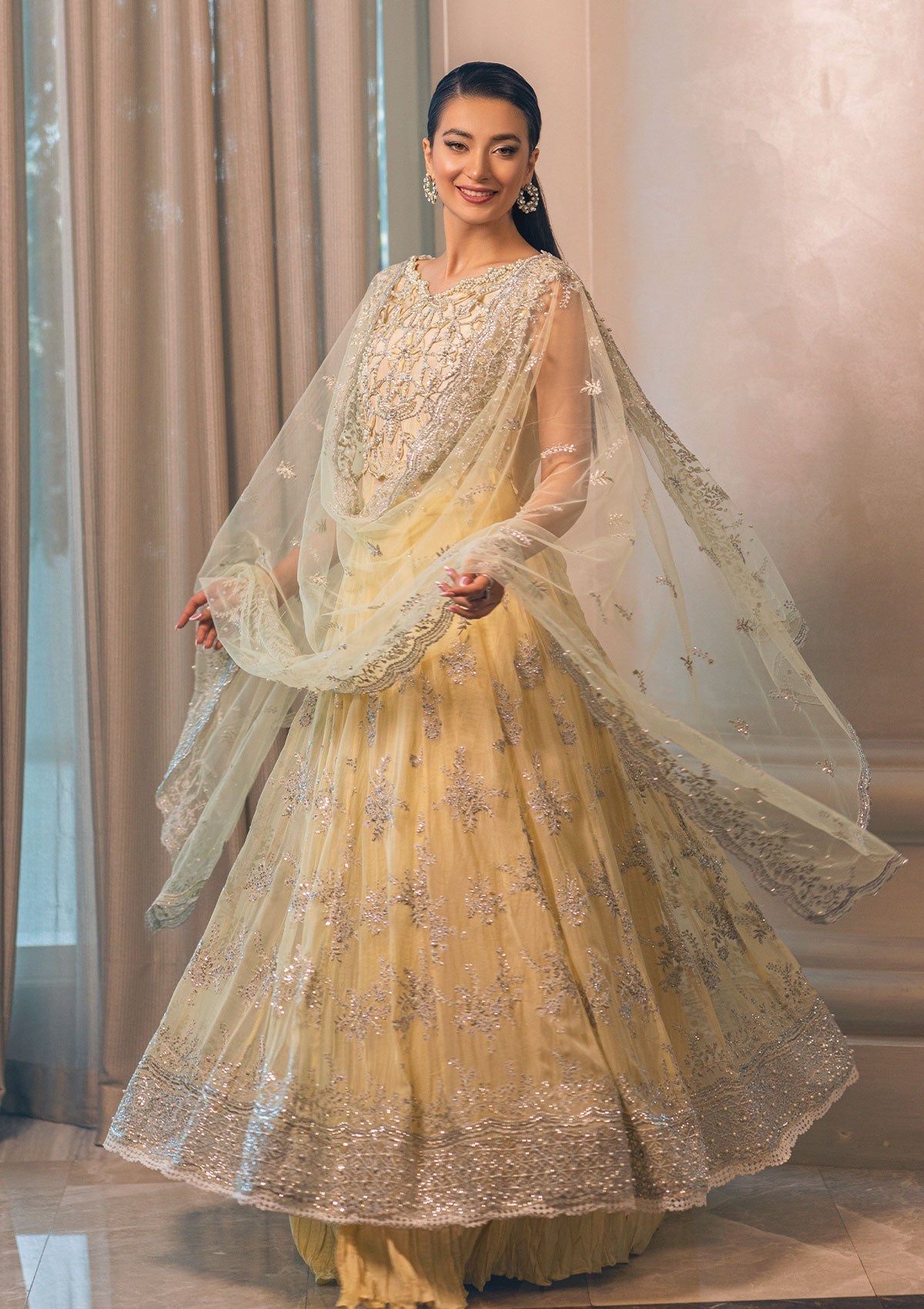 Formal Dress - Mushq - Monsoon Wedding - MSQ#7 available at Saleem Fabrics Traditions