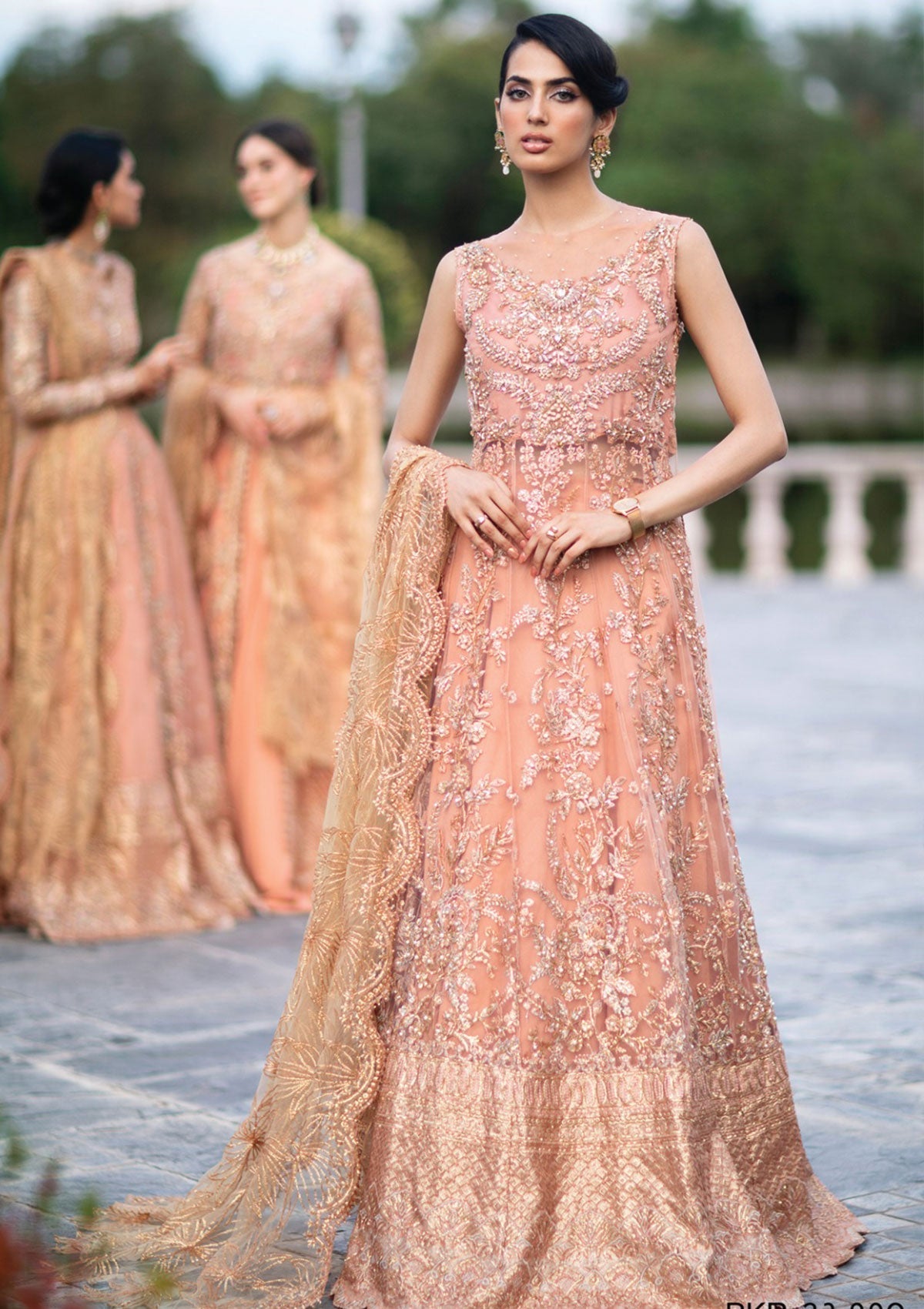 Formal Dress - Mushq - Trousseau De Luxe - TDL#5 available at Saleem Fabrics Traditions