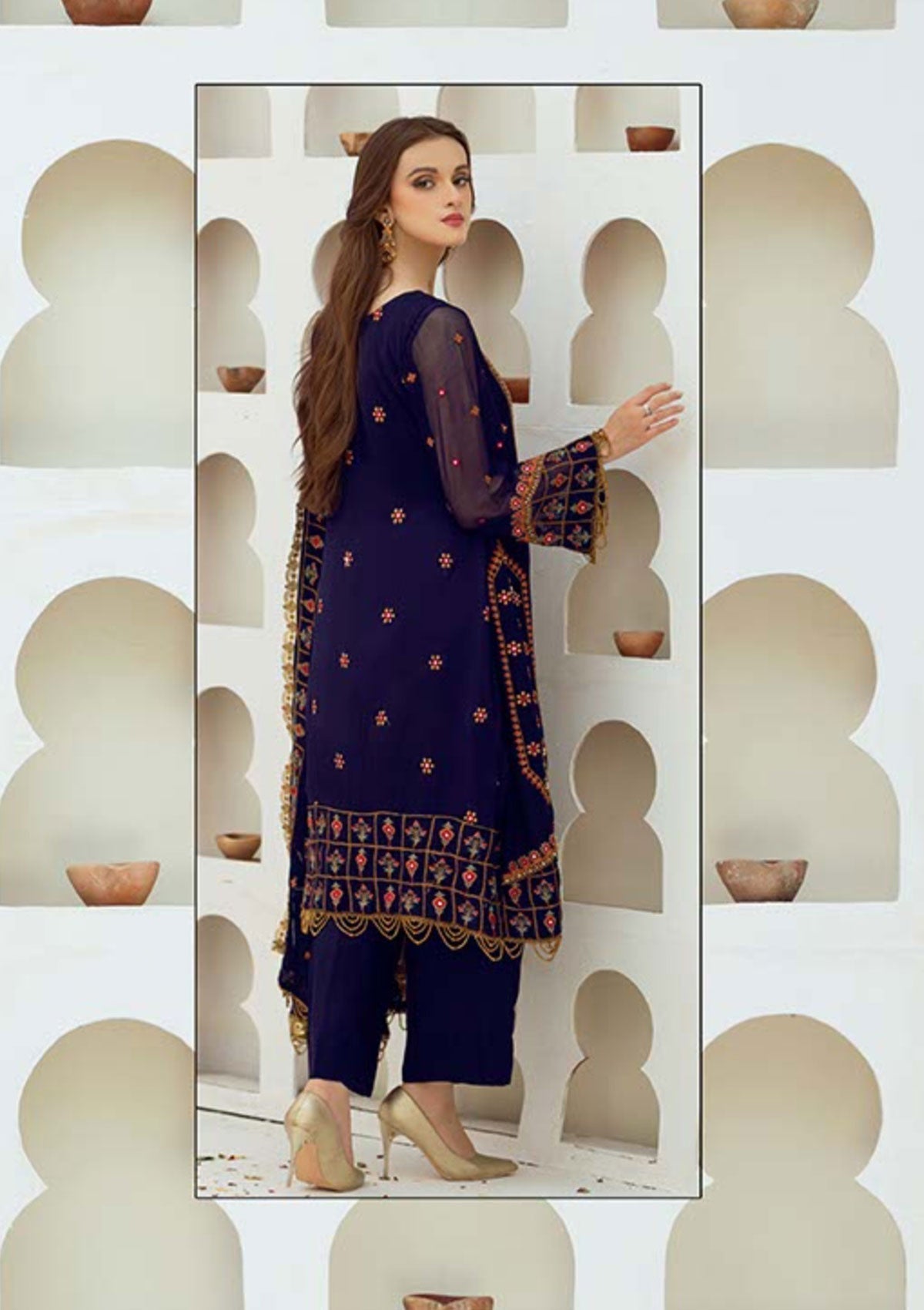 Formal Dress - Noorma kaamal - Noor Jahan - NKC#01 available at Saleem Fabrics Traditions
