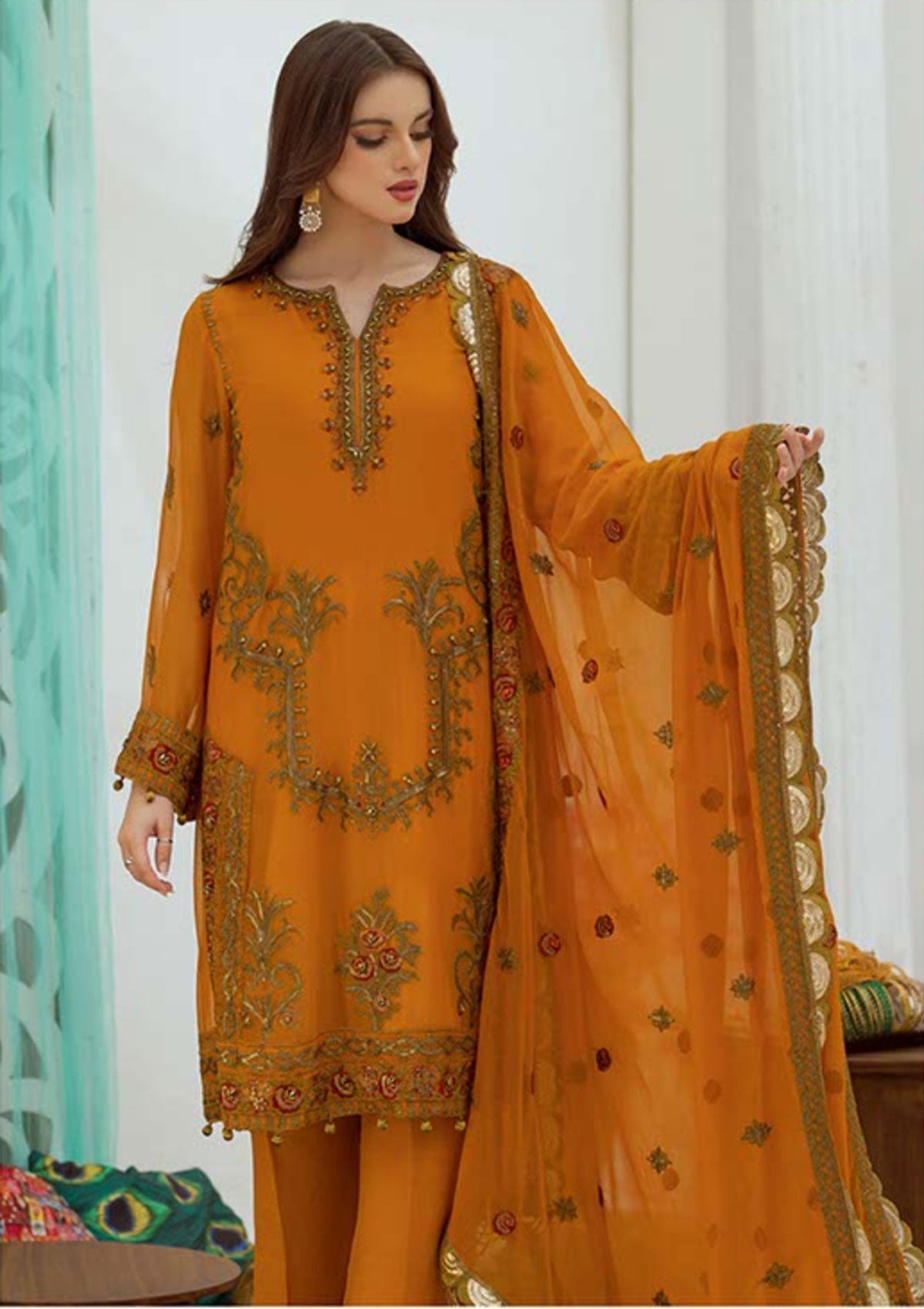 Formal Dress - Noorma kaamal - Noor Jahan - NKC#03 available at Saleem Fabrics Traditions
