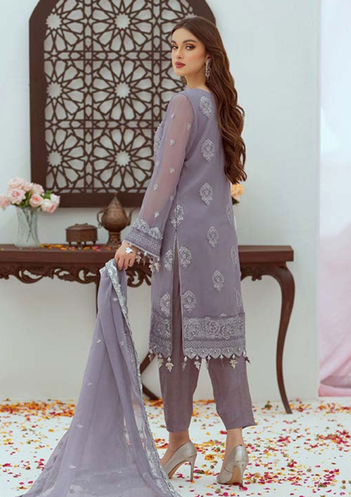 Formal Dress - Noorma kaamal - Noor Jahan - NKC#04 available at Saleem Fabrics Traditions