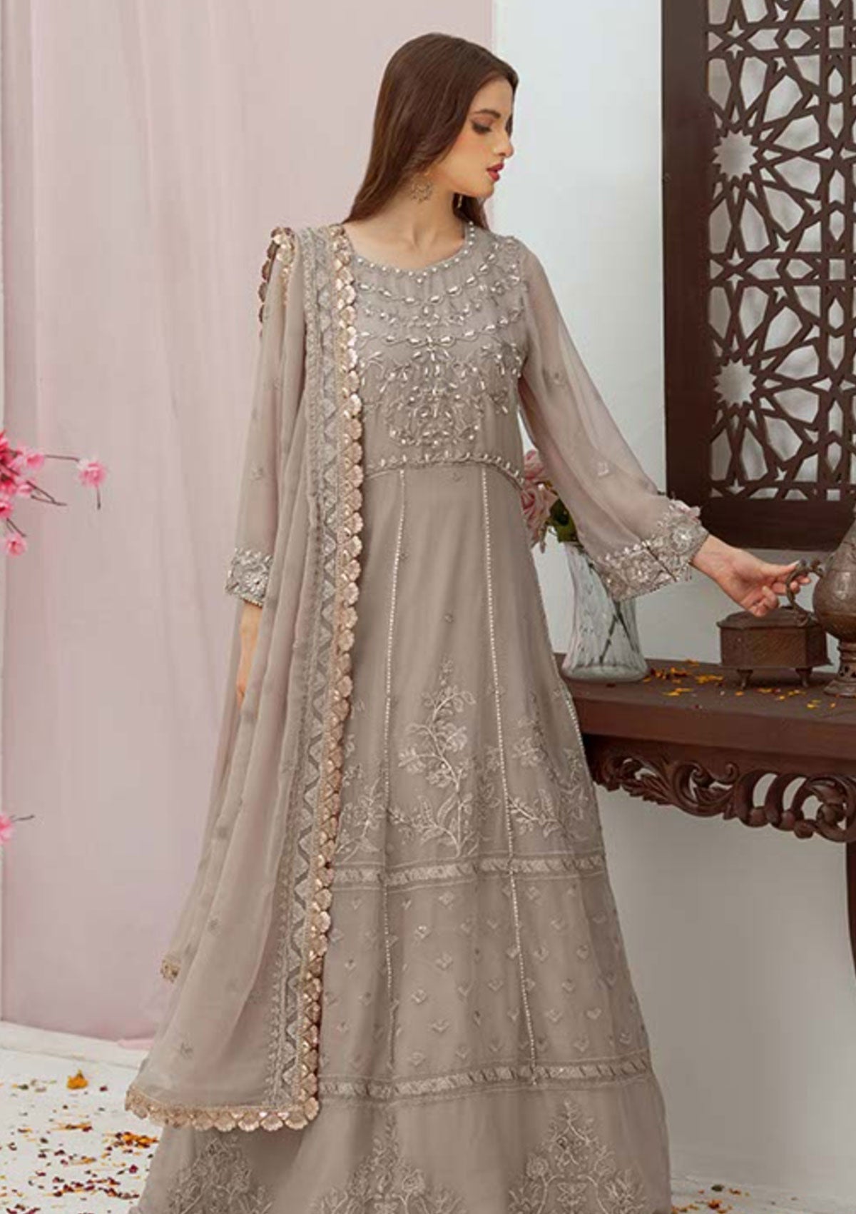Formal Dress - Noorma kaamal - Noor Jahan - NKC#06 available at Saleem Fabrics Traditions