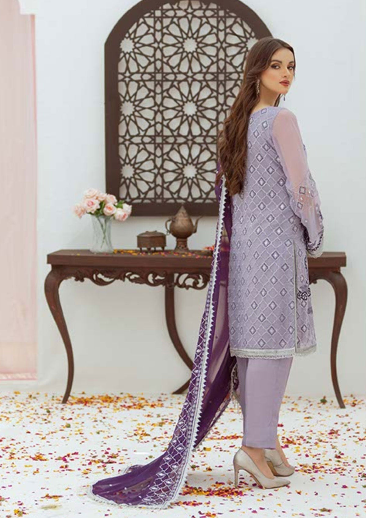 Formal Dress - Noorma kaamal - Noor Jahan - NKC#08 available at Saleem Fabrics Traditions