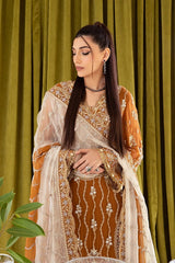 Formal Dress - Nureh - Elanora - Luxury Chiffon - NEL#11 available at Saleem Fabrics Traditions