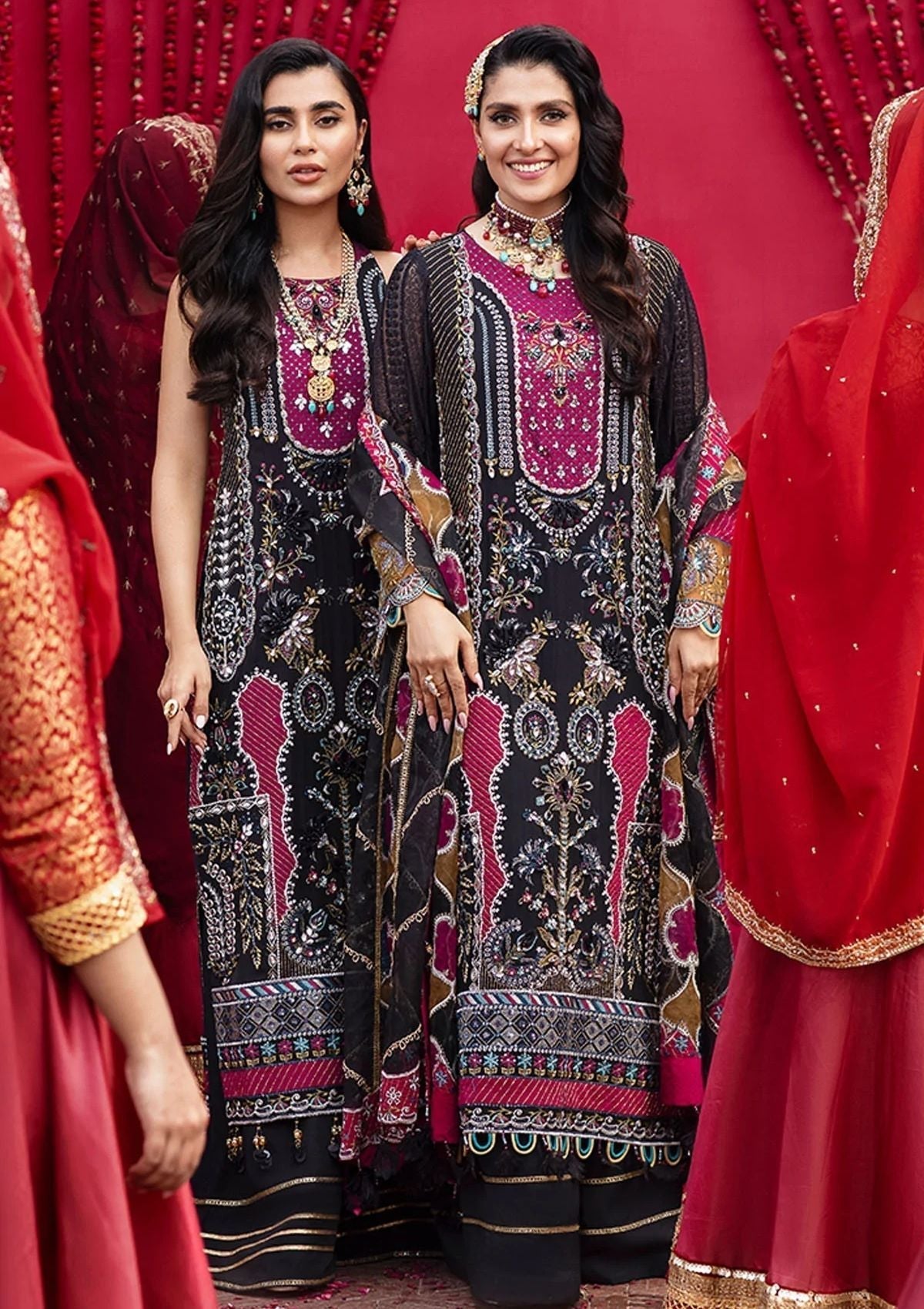 Formal Dress - Nureh - Jhoomro - Luxury - NL#41 available at Saleem Fabrics Traditions