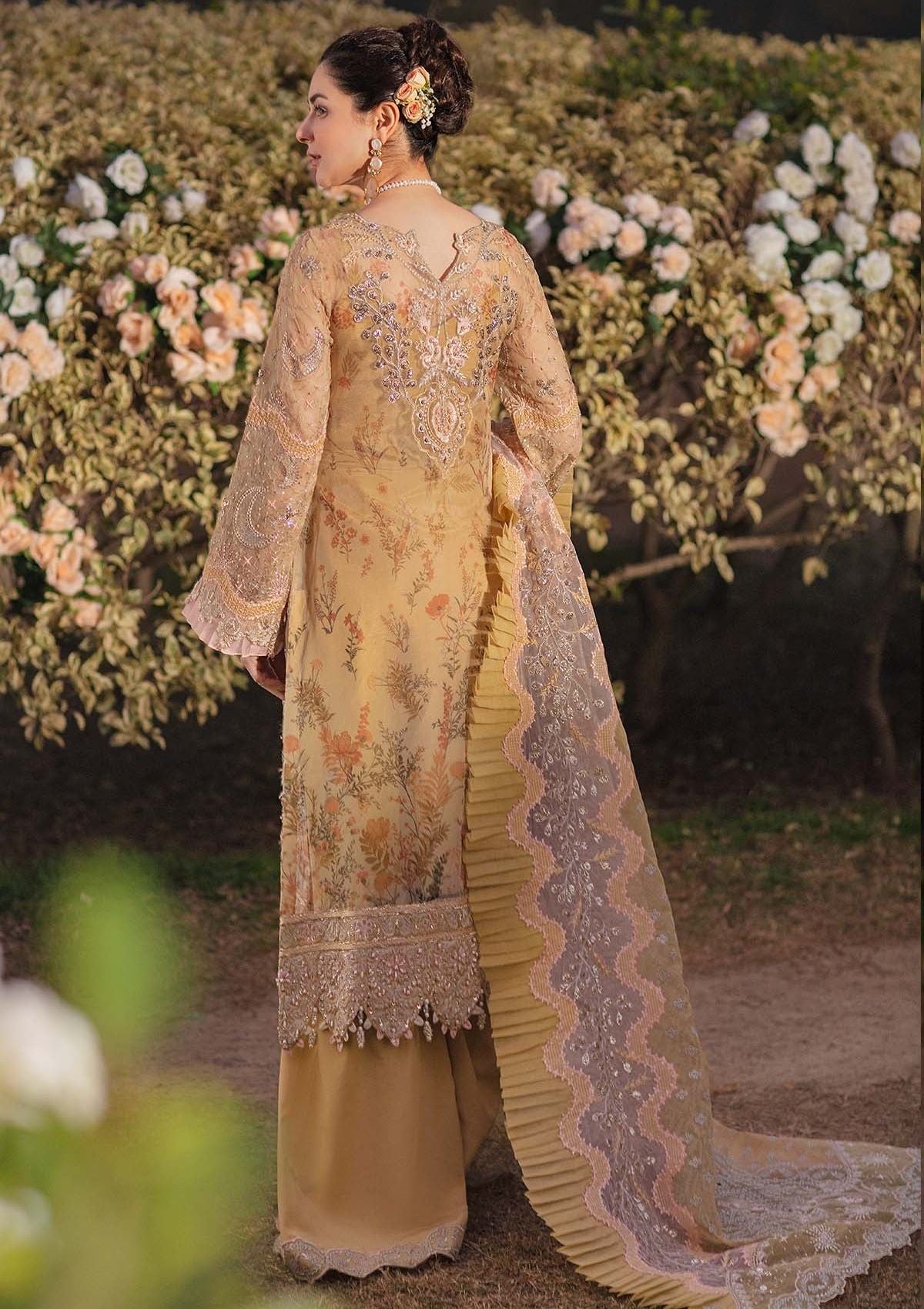 Formal Dress - Nureh - Luxury - ELSA - NL#31 available at Saleem Fabrics Traditions