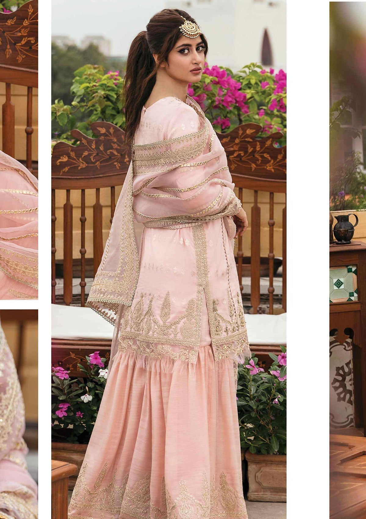 Formal Dress - Qalamkar - Khaab - V02 - Mehek - NF#6 available at Saleem Fabrics Traditions