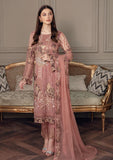Formal Dress - Ramsha - Chevron - Chiffon - V05 - A#502 available at Saleem Fabrics Traditions