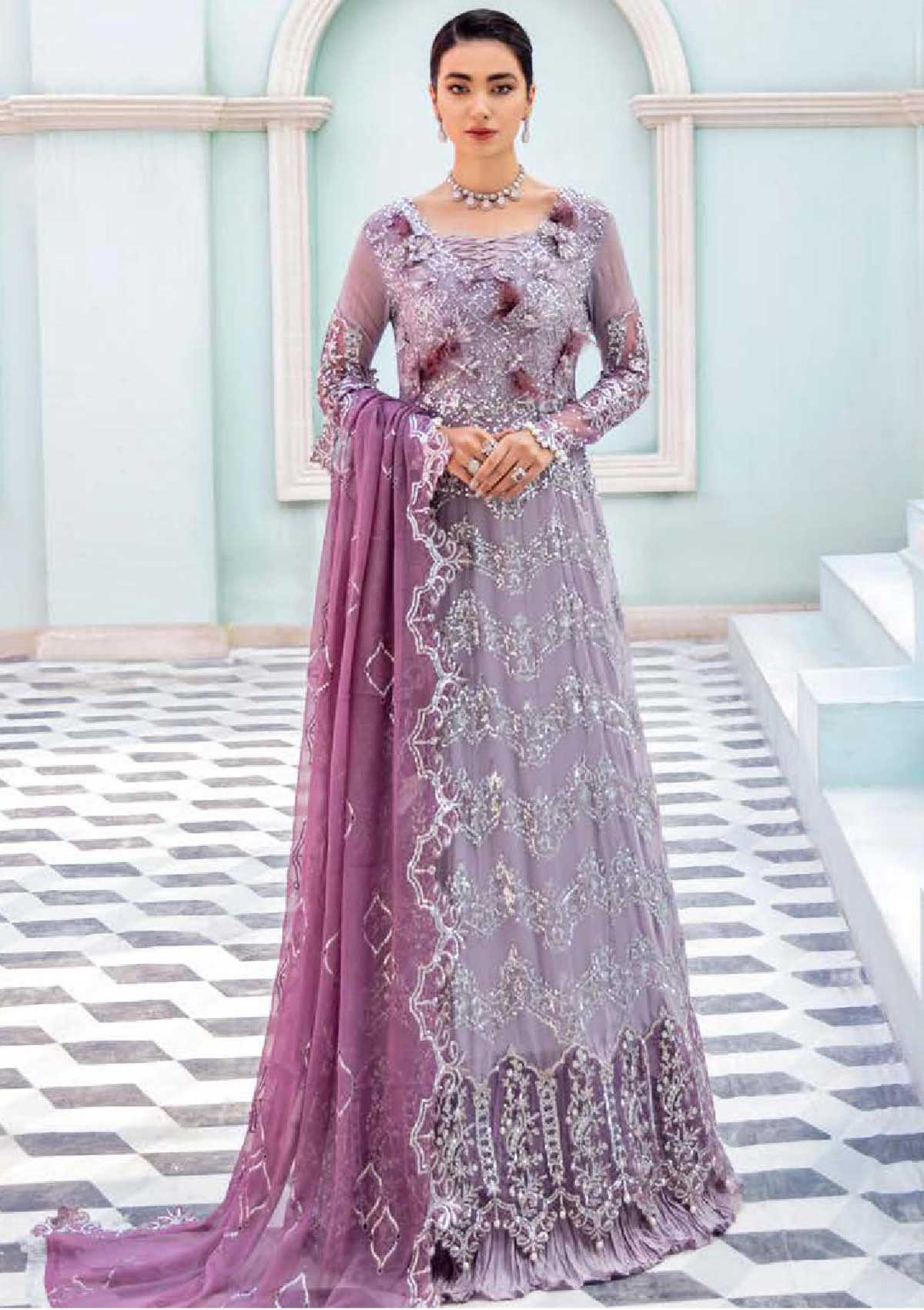 Formal Dress - Roheenaz - Kalidar - RCH-22-03 available at Saleem Fabrics Traditions
