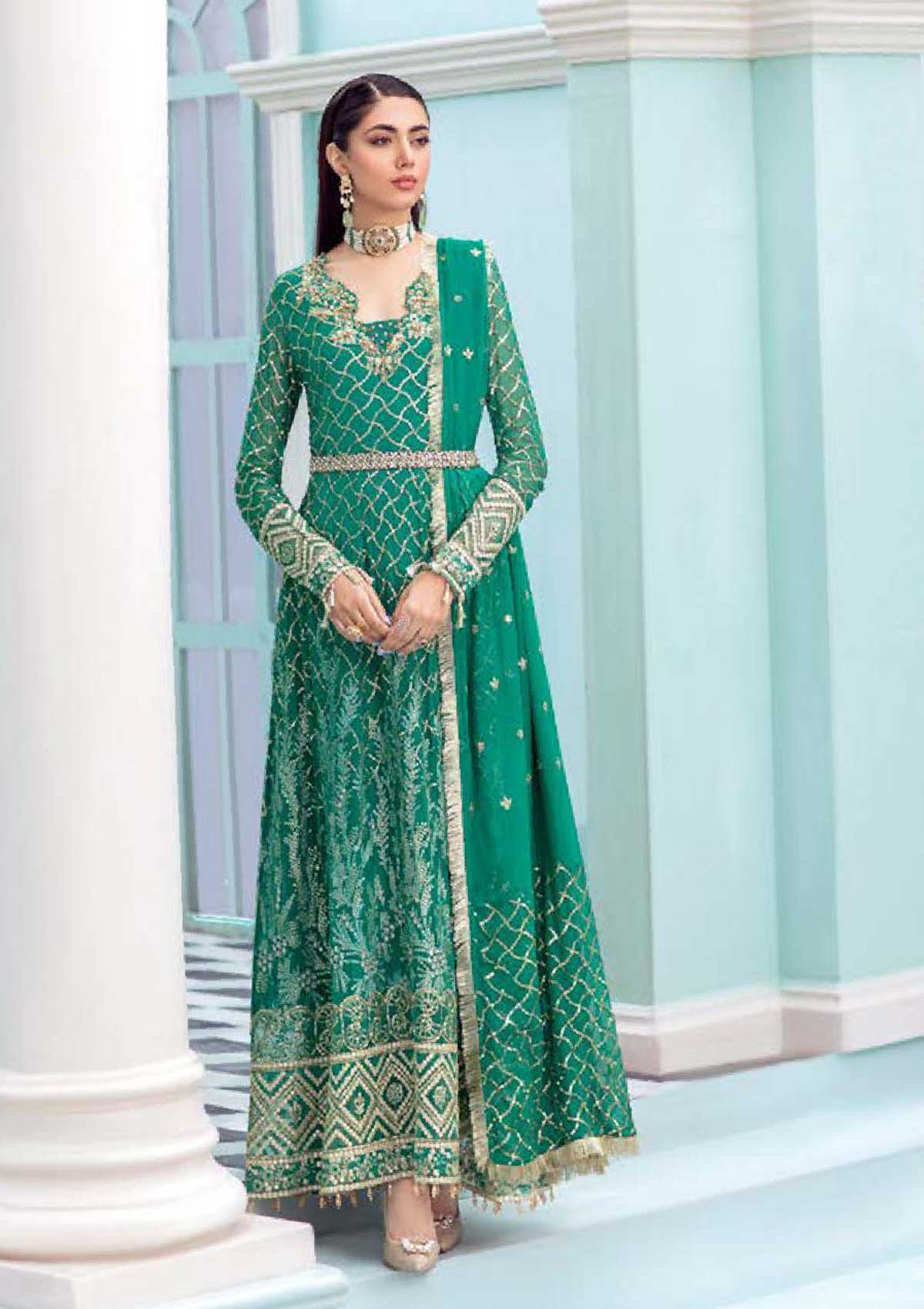 Formal Dress - Roheenaz - Kalidar - RCH-22-08 available at Saleem Fabrics Traditions