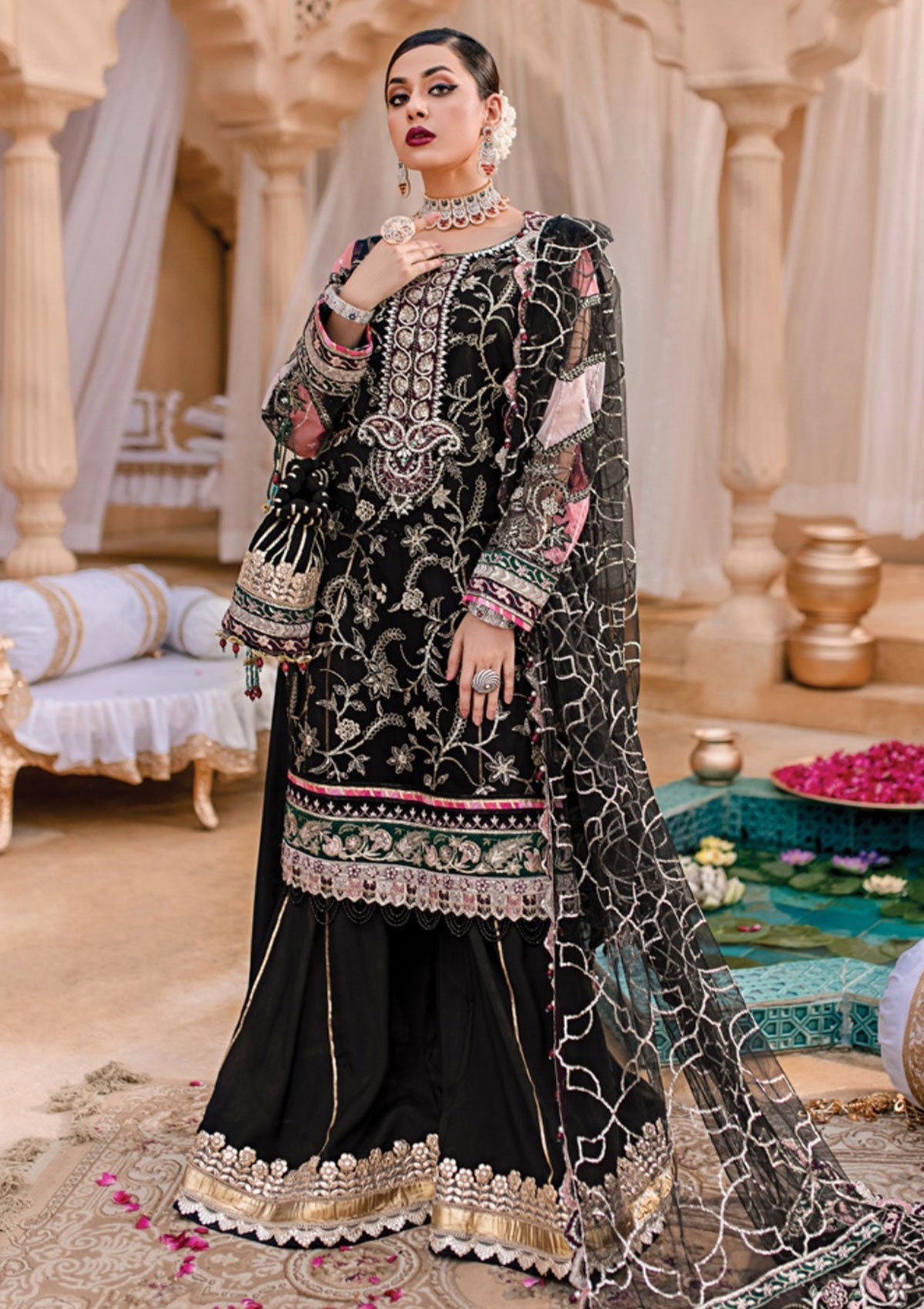 Formal Dress - Rubaaiyat - Wedding - Nura - D#5 available at Saleem Fabrics Traditions