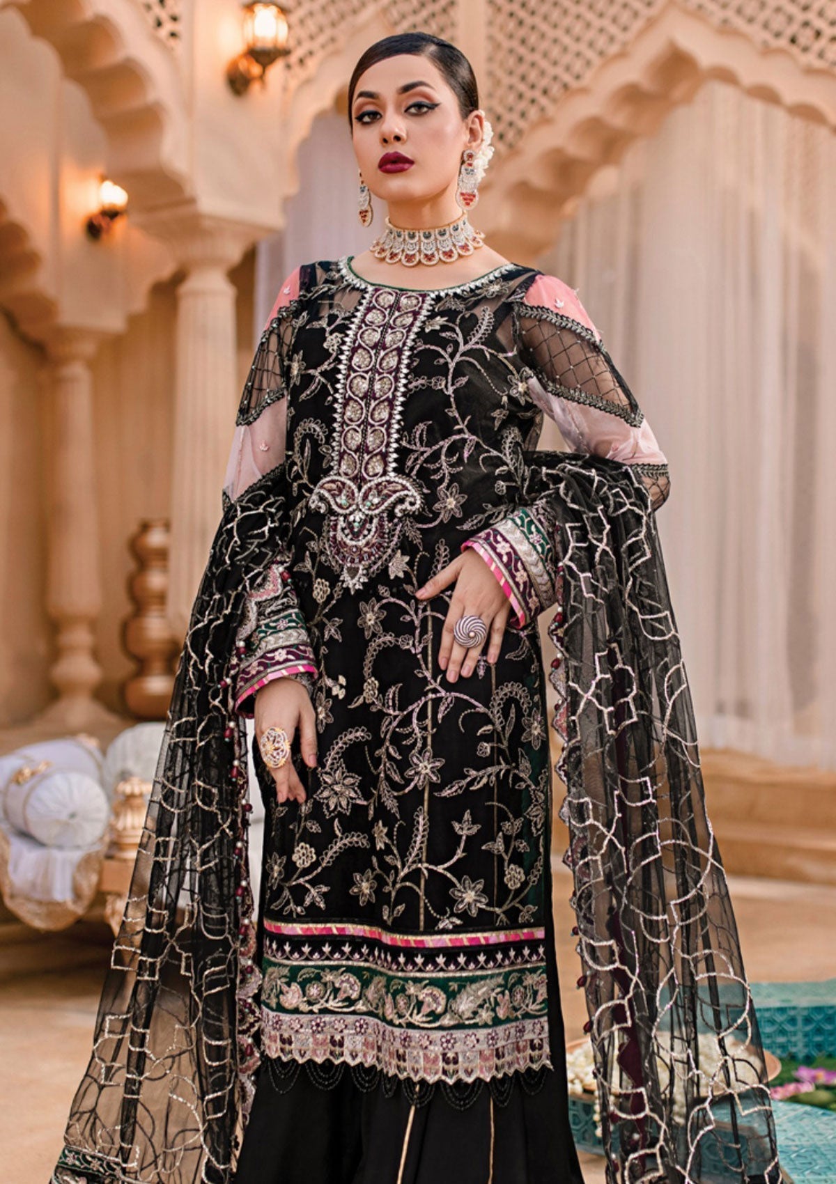 Formal Dress - Rubaaiyat - Wedding - Nura - D#5 available at Saleem Fabrics Traditions