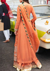 Formal Dress - Salitex - Retro Luxury Chiffon - HC#00033 (Amber) available at Saleem Fabrics Traditions