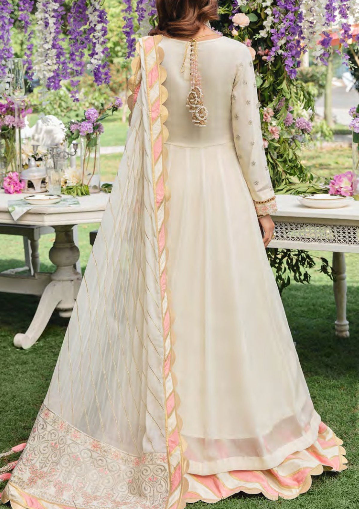 Formal Dress - Salitex - Retro Luxury Chiffon - HC#00041 (Eleanor) available at Saleem Fabrics Traditions