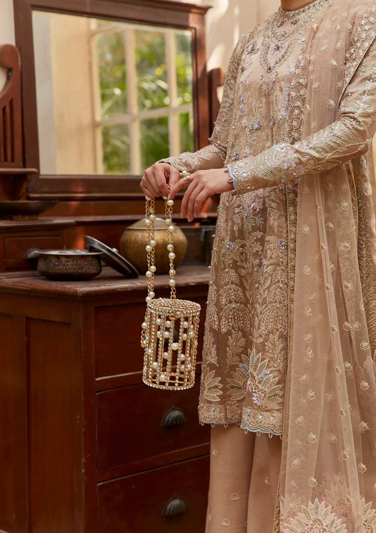 Formal Dress - Suffuse - Freeshia - (Inara) available at Saleem Fabrics Traditions