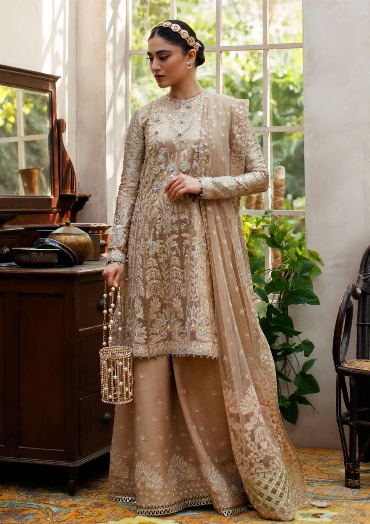 Formal Dress - Suffuse - Freeshia - (Inara) available at Saleem Fabrics Traditions