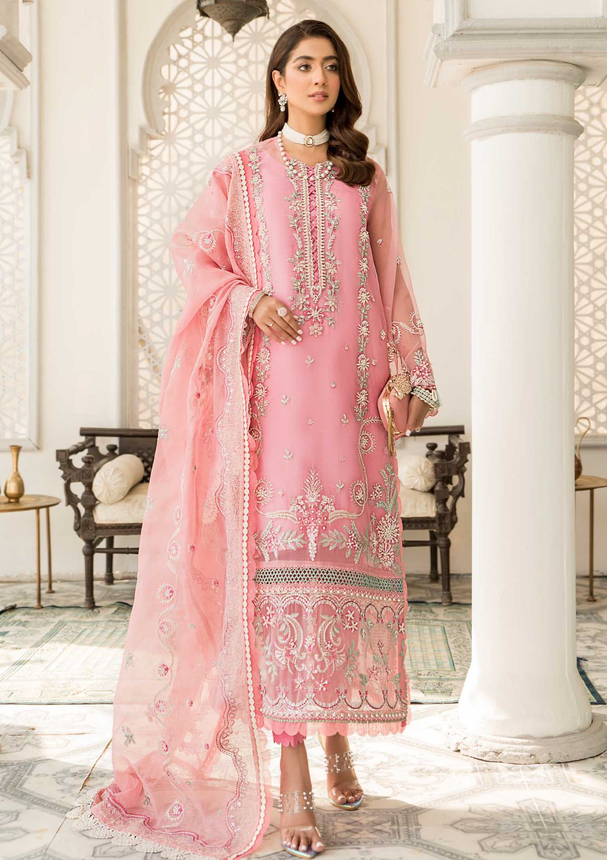 Formal Dress - Suveez - Qalb - Luxury - SUV#01 (AMAANAH) available at Saleem Fabrics Traditions