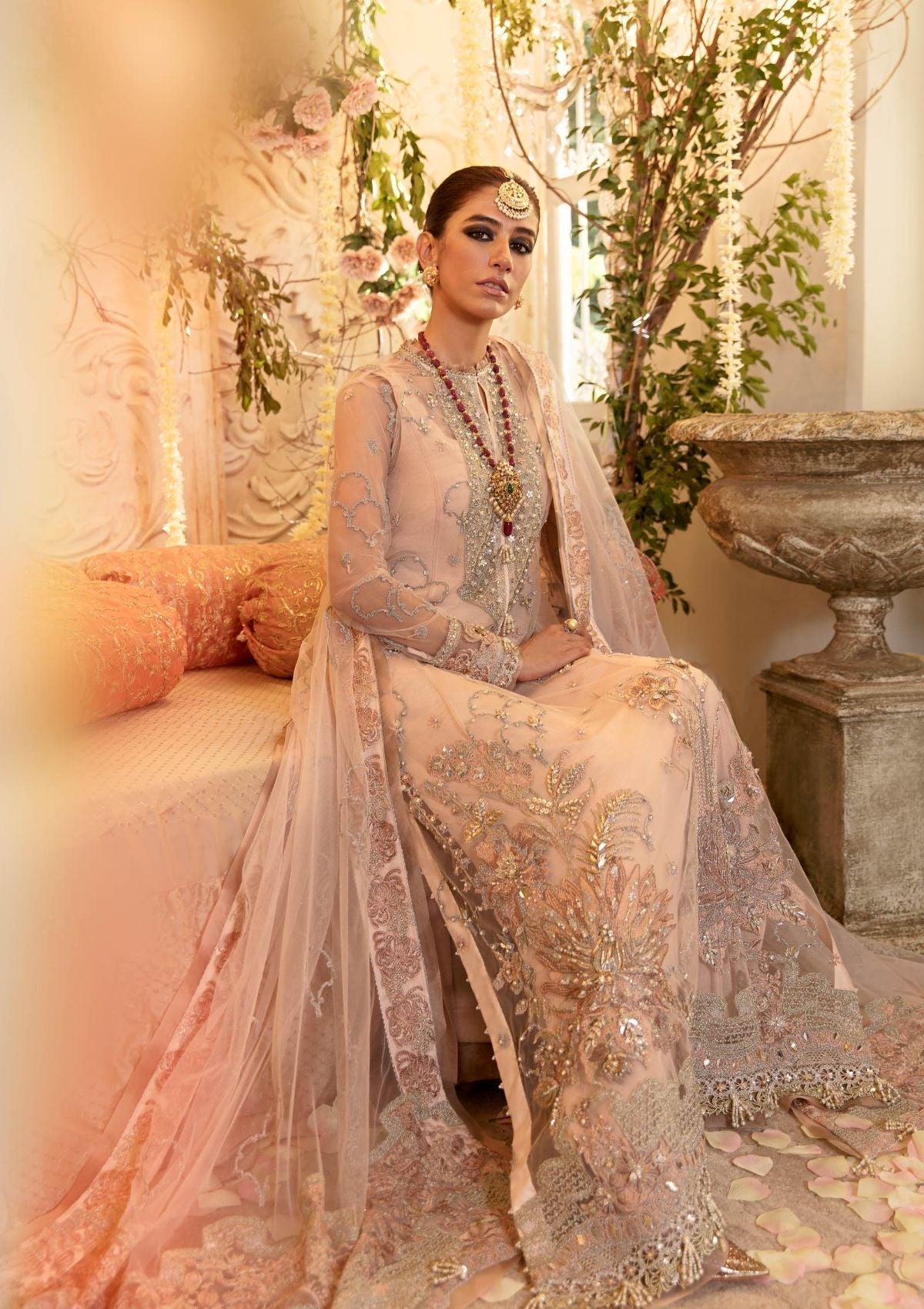 Formal Dress - Zaha - Gossamer - Autumn Edit - AYSUN - ZC#5 available at Saleem Fabrics Traditions