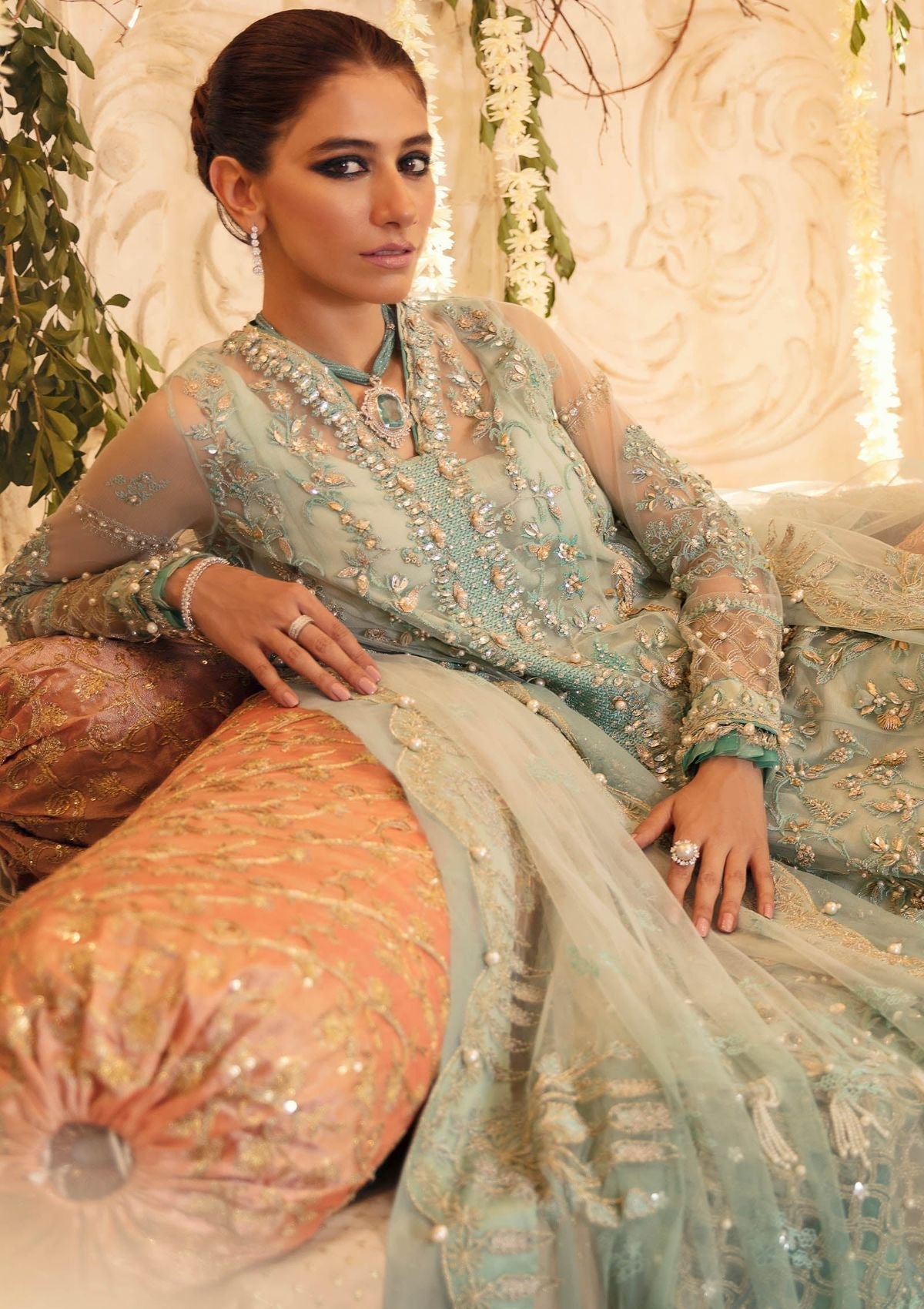 Formal Dress - Zaha - Gossamer - Autumn Edit - FAREENA - ZC#3 available at Saleem Fabrics Traditions
