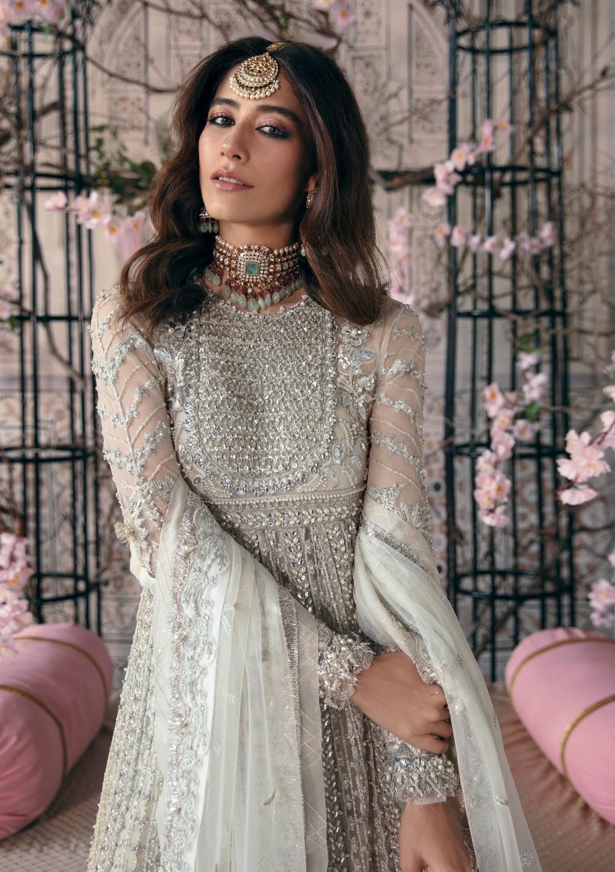 Formal Dress - Zaha - Gossamer - Autumn Edit - NEYLAN - ZC#4 available at Saleem Fabrics Traditions