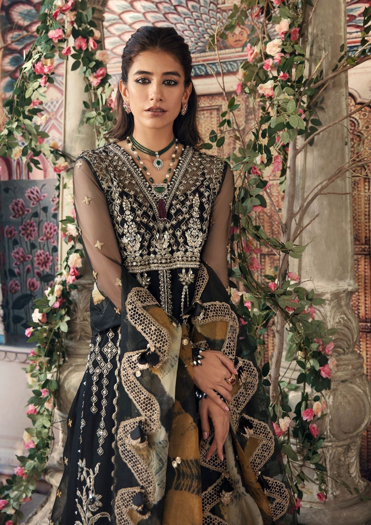 Formal Dress - Zaha - Gossamer - Autumn Edit - SHERENE - ZC#2 available at Saleem Fabrics Traditions