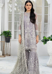 Formal Dress - Zarif - De Luxury - Chiffon - ZDL#06 (Meryl) available at Saleem Fabrics Traditions