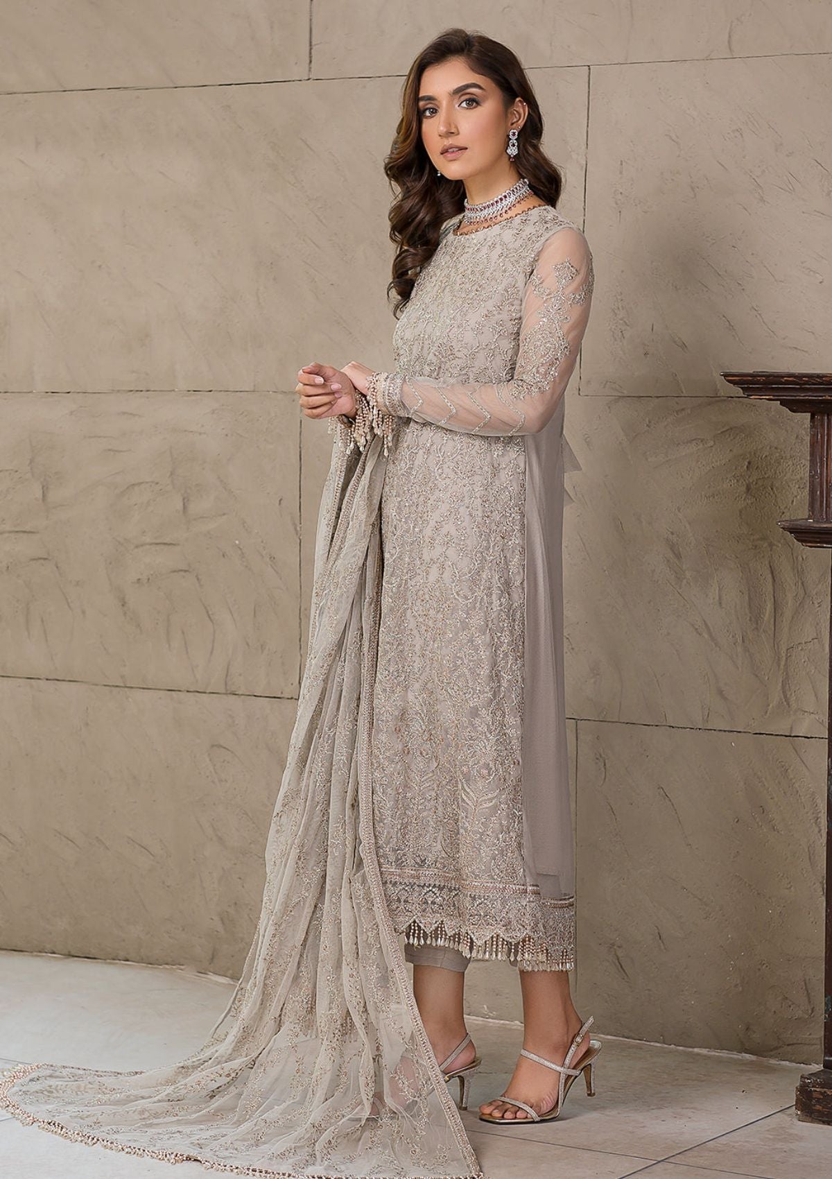 Formal Dress - Zarif - Falak - Festive - ZF#03 (Cheryl) available at Saleem Fabrics Traditions