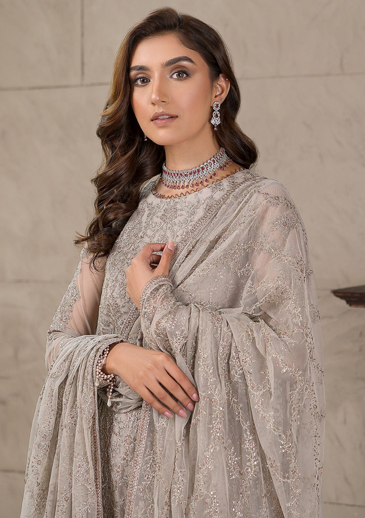 Formal Dress - Zarif - Falak - Festive - ZF#03 (Cheryl) available at Saleem Fabrics Traditions