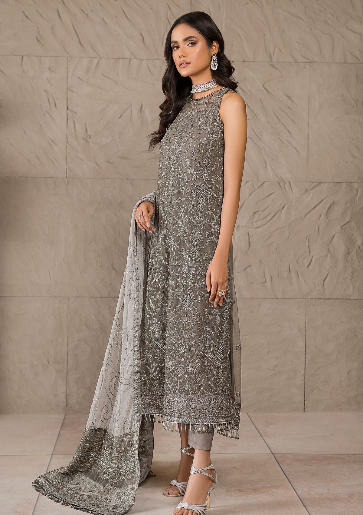 Formal Dress - Zarif - Falak - Festive - ZF#06 (Isabelle) available at Saleem Fabrics Traditions