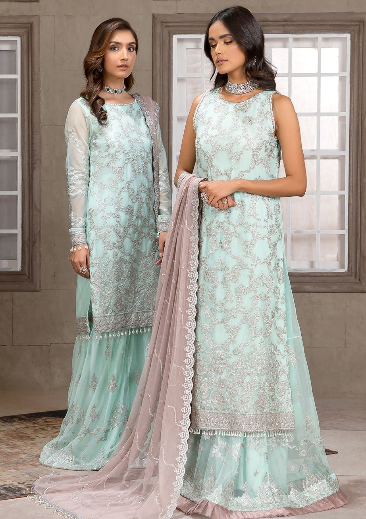 Formal Dress - Zarif - Falak - Festive - ZF#08 (Claudia) available at Saleem Fabrics Traditions