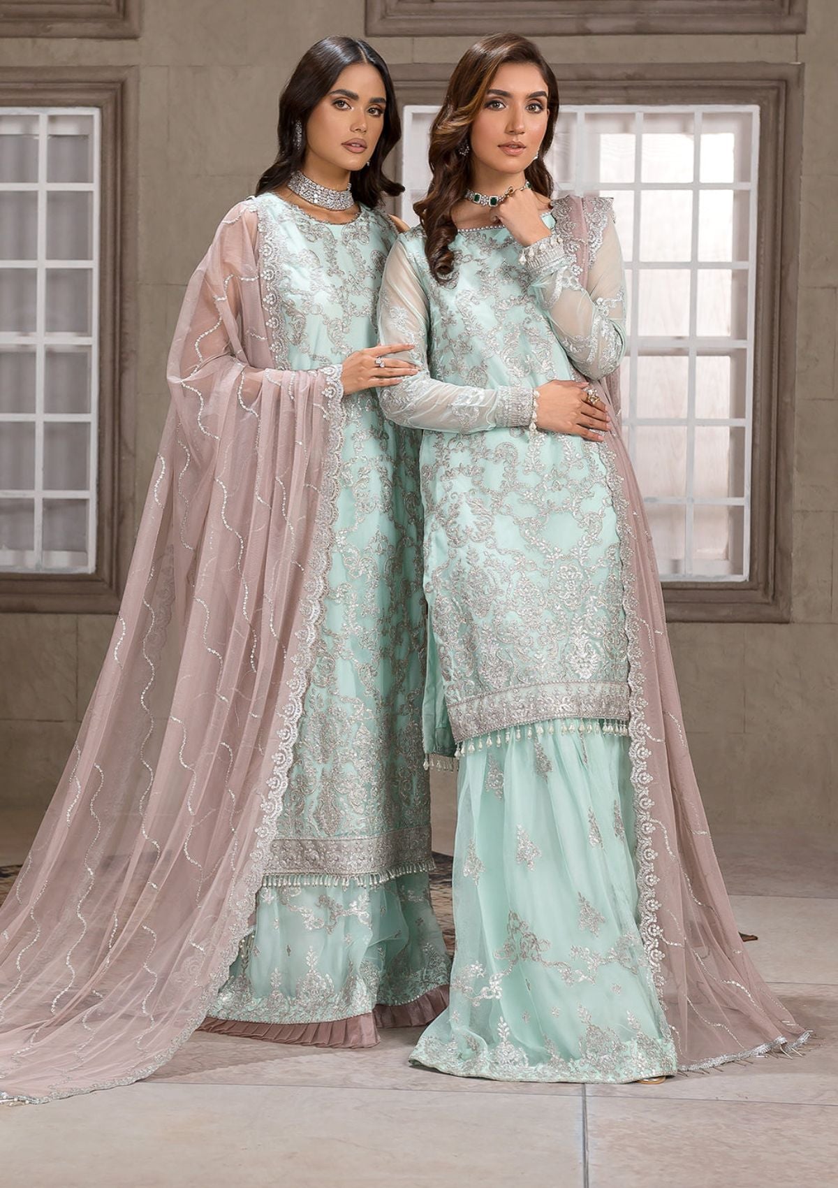 Formal Dress - Zarif - Falak - Festive - ZF#08 (Claudia) available at Saleem Fabrics Traditions