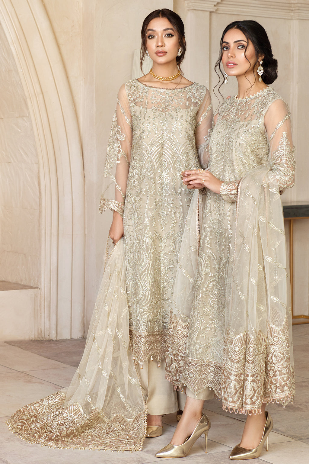 Formal Dress - Zarif - Gulzaar - Festive - ZFG#03 (DAISY) available at Saleem Fabrics Traditions