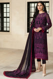 Formal Dress - Zarif - Gulzaar - Festive - ZFG#06 (PERIWINKLE) available at Saleem Fabrics Traditions