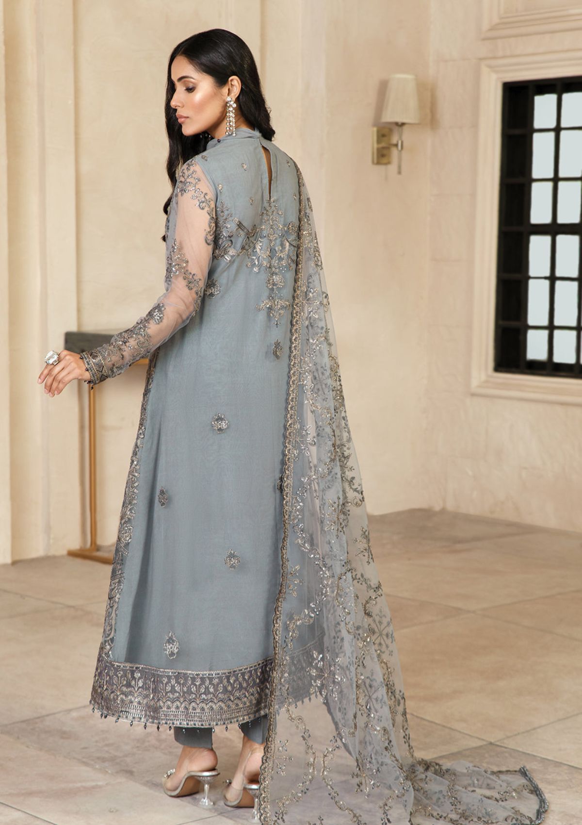 Formal Dress - Zarif - Gulzaar - Festive - ZFG#07 (HAZEL) available at Saleem Fabrics Traditions